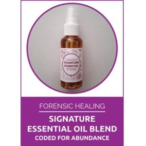 Forensic Healing Signature Oil Blend Coded for Abundance
