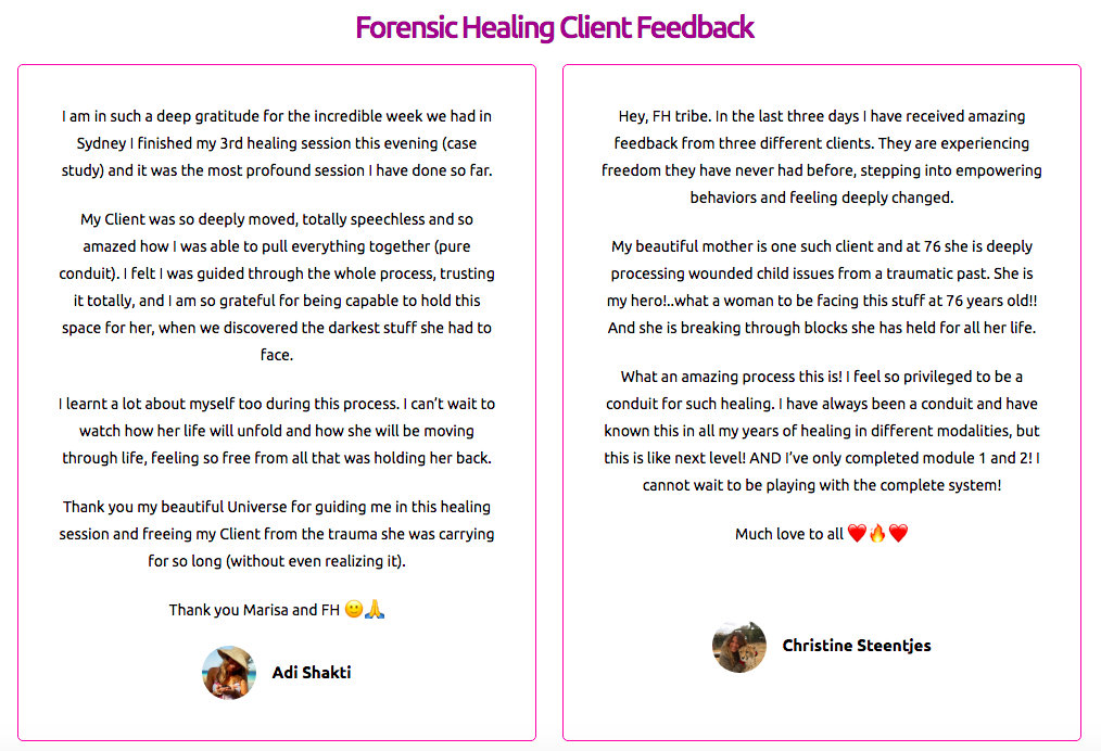 FH client feedback 1