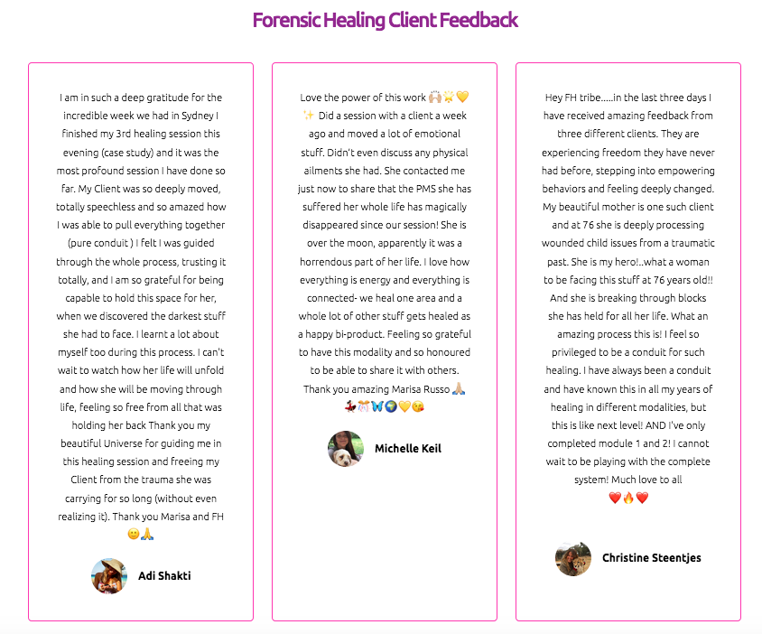 client feedback